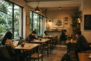 best café for a meeting or work session
